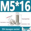 ISO7380 Stainless Steel Hex Drive Dome Head Screws - M2 to M16