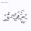 Wholesale 18K Gold Plated Brass Clip Station Clasps,Ball Snap Clasps,Ball End Cap for Memory Wire,DIY Jewelry Making Accessories