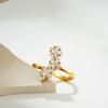 Korean Sweet Star Rhinestone Zirconia Ear Cuff - Versatile & Classic Design