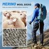 5 Pairs Merino Wool Socks For Man Women , Super Thick Hiking Sock Men'S Thermal Socks For Cold Weather Men Woman Snow Socks
