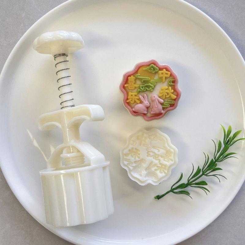 Dessert Molds Traditional Molds Set Rabbits Shape Cake Molds Set Pastry Molds ABS Texture Dessert Tool for Baking Use