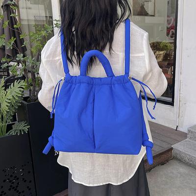 Koreanische Mode Stoff Schultertasche Weiche Dacron Umhängetasche Mini Tote Handtaschen für Damen Achseltaschen Handtaschen und Geldbörsen