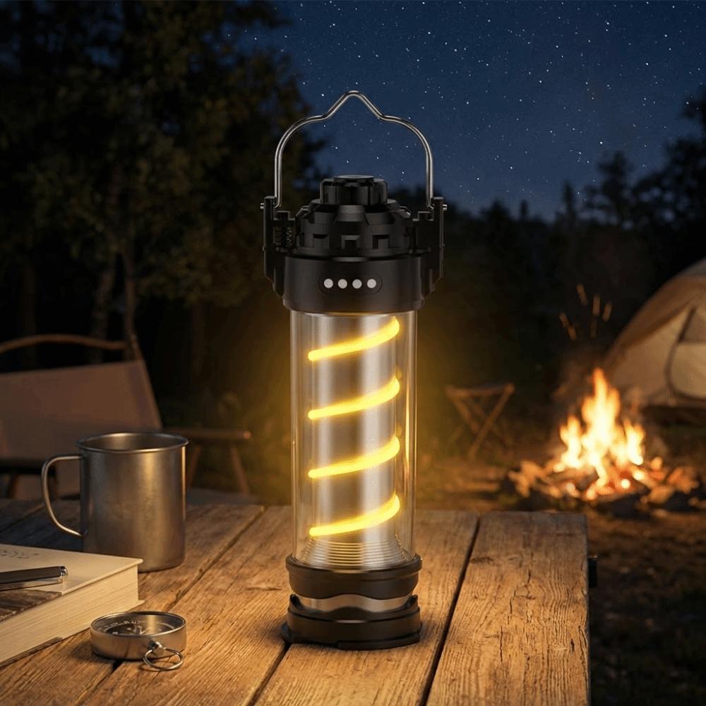 Rechargeable Camp Tent Lantern White/ Warm Light Emergency Lamp USB Charging Lamp Tent Lighting