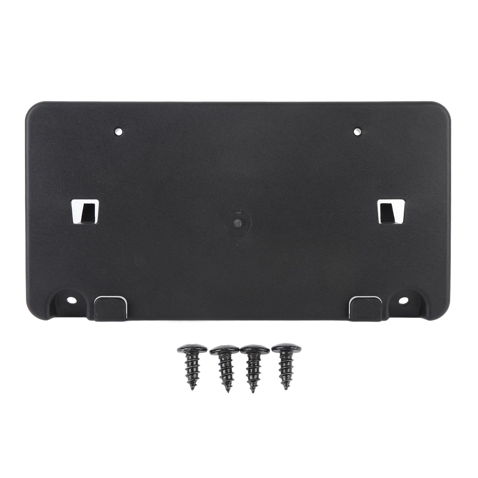 Front Bumper License Plate Bracket ABS Plastic License Tag Plate Holder Replacement for Bronco 2021 to 2024 2 Door 4 Iron bar