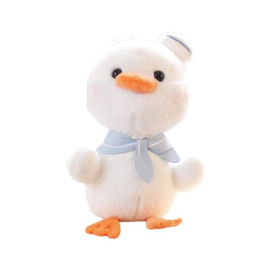 

15см Плюшевый Подвесок Утка Мягкий Милый Мультяшный Животный Куклы Подвесное Украшение Мягкая Игрушка Плюшевый Брелок Подвеска для Сумки белый