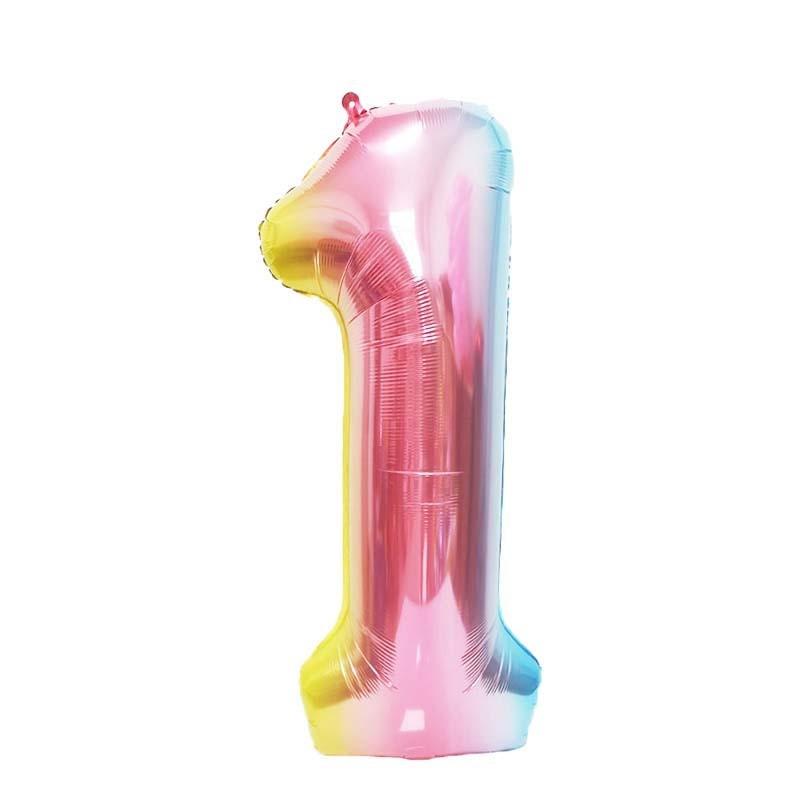 Feiern Sie mit lebhaften 32-Zoll- und 40-Zoll-Geburtstagszahlen-Folienballons für Partys