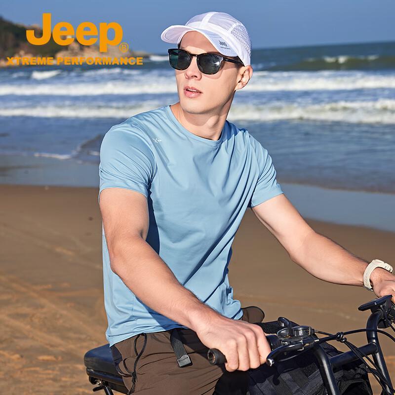 JEEP Men s Quick-Dry Sun Protection T-Shirt M