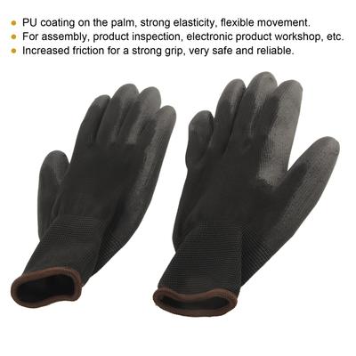 10 Pairs Work Gloves PU Coated Anti Static Safety Working Accessory Tool Set Kit 9L