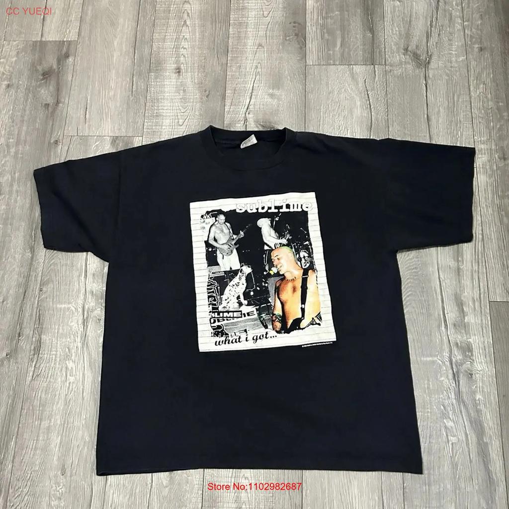 Vtg 90s Sublime 40 Oz Skunk Records What I Got Bradley Nowell T Shirt Size 2xl Vintage Soft Comfortable Stretched Casual