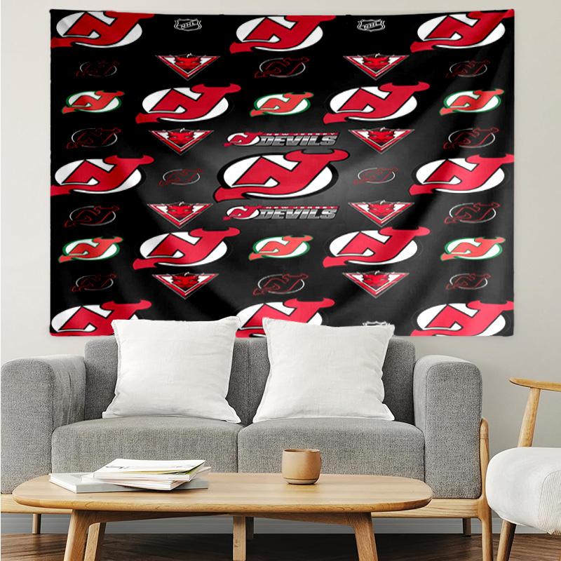 1PC New Devils Logo Tapestry Accessories Playroom Tapestry, for Bedroom,Livingroom, dormitory Room Wall Decor Fan Birthday Gifts