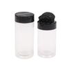 5/6 Pcs Durable Plastic Seasoning Jar, Portable Salt Cellar, Empty Pepper Shaker, Double Flip-Top Transparent Seasoning Jar