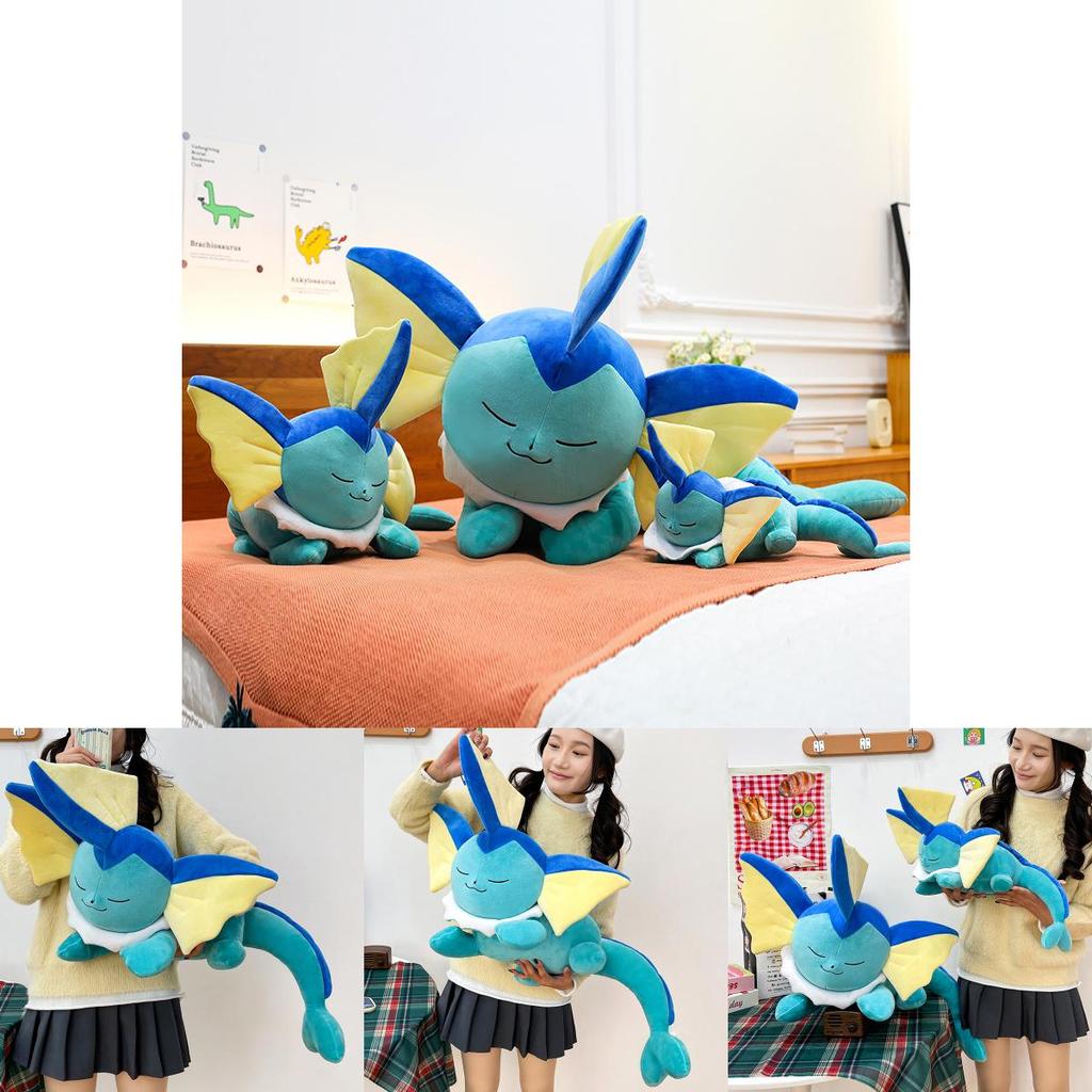 Vaporeon Plush Toy With Crystal Soft Fabric For Kids And Collectors