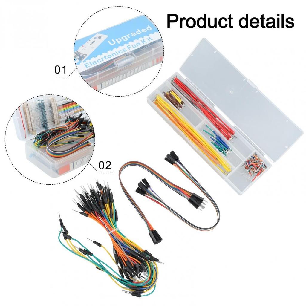 Kit Componente Potrivit Pentru Arduino Cu cutie 830 Placă de Test Cablu Rezistor