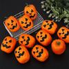 Cartoon Artificial Pumpkins Ornament DIY Handmade Craft Fake Pumpkins Model  Thanksgiving