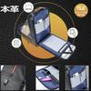 BOPAI Men's Genuine Leather Backpack with Two USB Charging Ports, Waterproof Business Backpack, Stylish Design, Multiple Small Item Pockets, Large