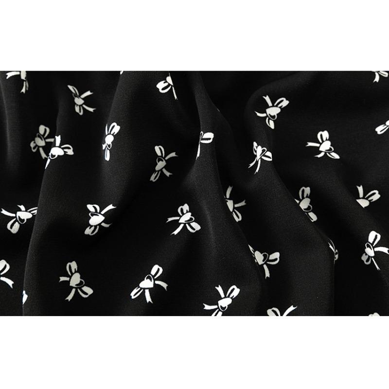 Women's Floral Print Skirt, A-line Skirt Spring and Summer High-waisted Mid-length Cake Skirt