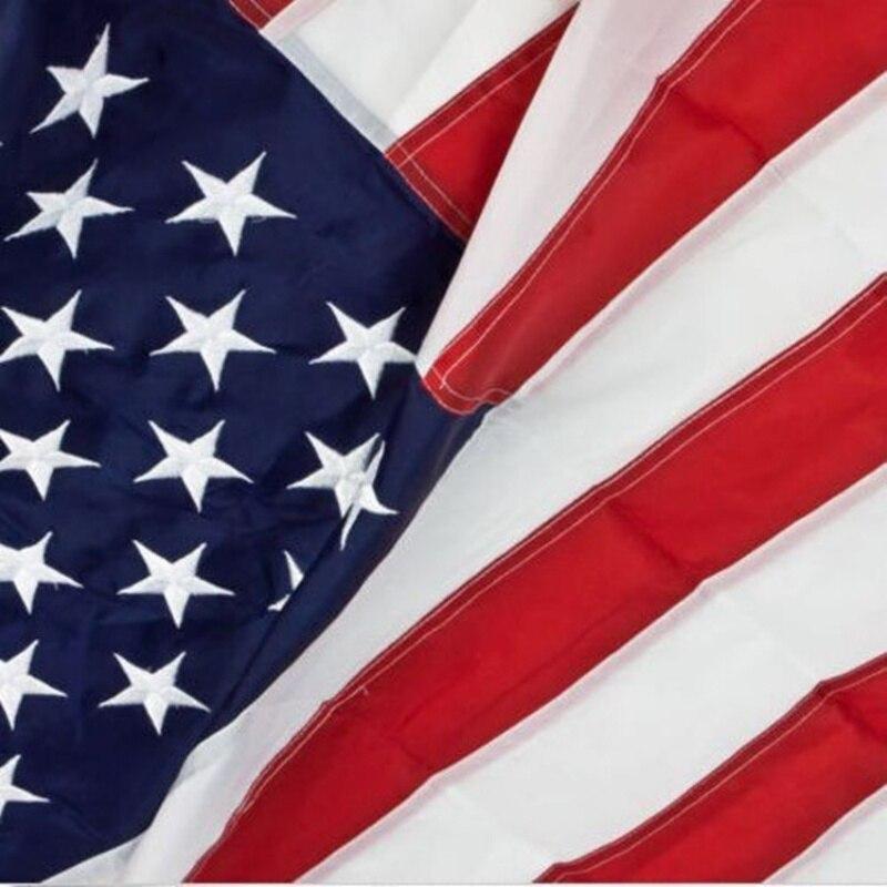 Embroidered American Flag 90*150cm