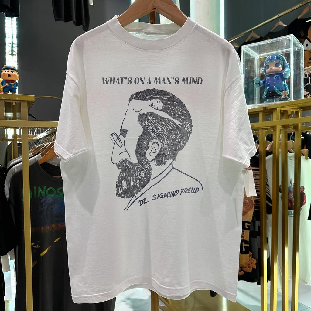 1992 Sigmund Freud 'What's On A Man's Mind Aged T-Shirt White S