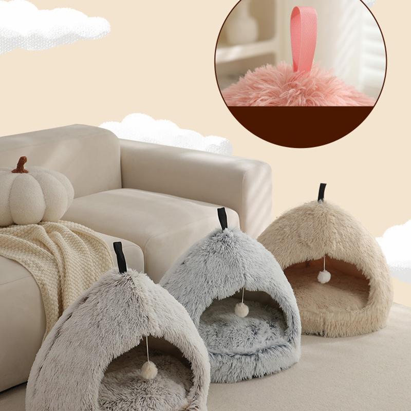 Winter Warm Dog Bed Soft Pet Sleeping Mat for Cats Small Medium Dogs Comfortable Dog Nest Cat Sleep Bed Dog Accessories