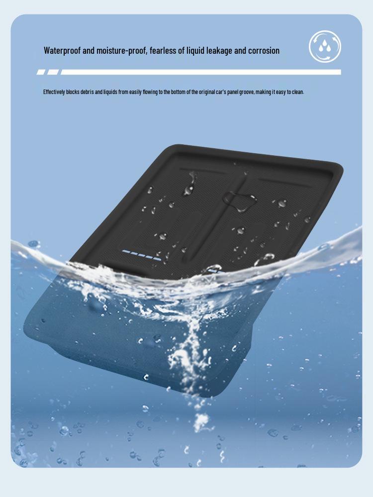 Ideal MEGA Center Console Wireless Charging Anti-Slip Silicone Pad for Car Interior Protection