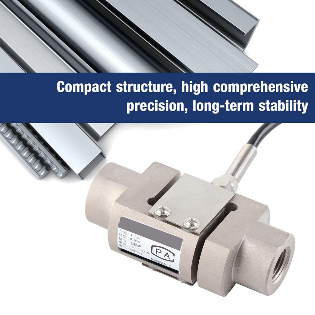 DYLY‑101 Alloy Steel SType Tension Sensor Pull Pressure Load Cell Weighing Sensor 0 100kg
