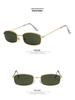 Korean Fashion Retro Square Sunglasses 182 – Versatile Ocean Lens Street Style