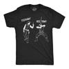 Mens Funny T Shirts Yeehaw Heeyah Cowboy VS Ninja Sarcastic Graphic Novelty Tee