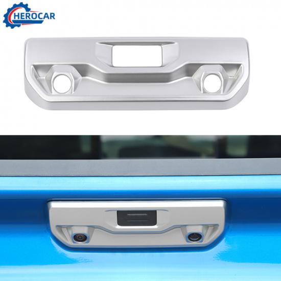 Silber ABS Heckklappengriff Abdeckung Zierleiste Kappe Für Chevy Silverado / GMC Sierra +