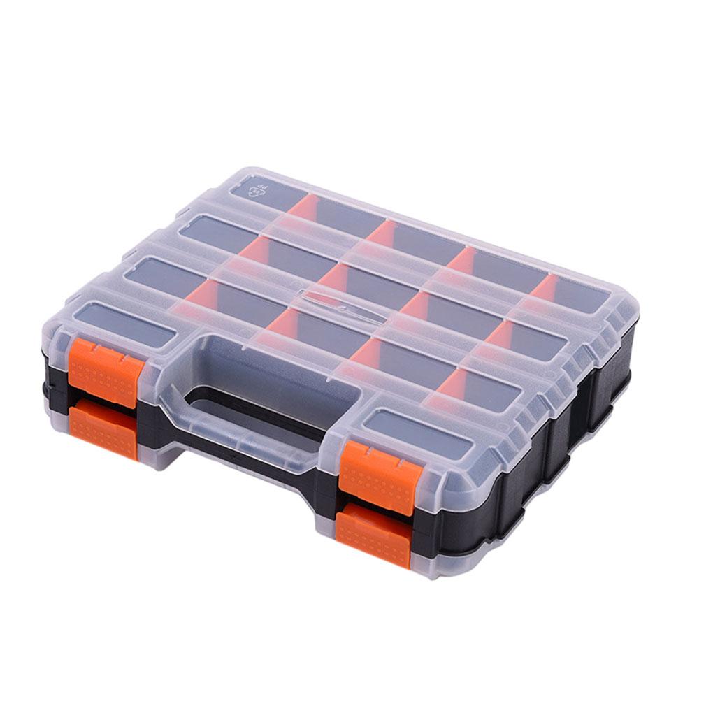 PP Handy Tool Organizer With Different-size Compartments - Tool Organization Strong Structure G-322 Double Side 32*27*8