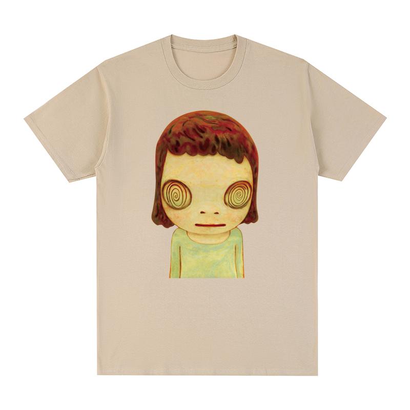 Yoshitomo Nara Ogen Vintage T-shirt Katoen Unisex T-shirt Nieuw TEE T-SHIRT Dames tops