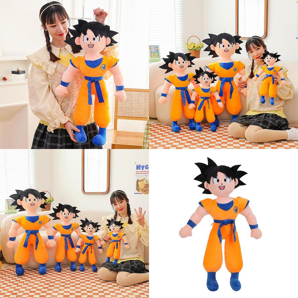 Adorabile Peluche di Dragon Ball Goku Morbido Personaggio dei Cartoni Animati per Regalo di Compleanno per Bambini