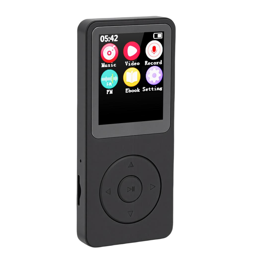 MP3 Player Bluetooth 5.4 HiFi 2.4 Inch LCD Screen Portable Music Player FM Voice Recorder for Outdoor Sports Traveling