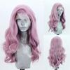 AIMEYA Platinum Blonde Synthetic Lace Front Wigs for Women Natural Wave Synthetic Hair Wig  Natural Hairline Cosplay Wigs