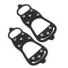 1 Pair 8Tooth Outdoor Snow Walking Nail Crampons AntiSlips Ice Shoes Spikes Covers(L )