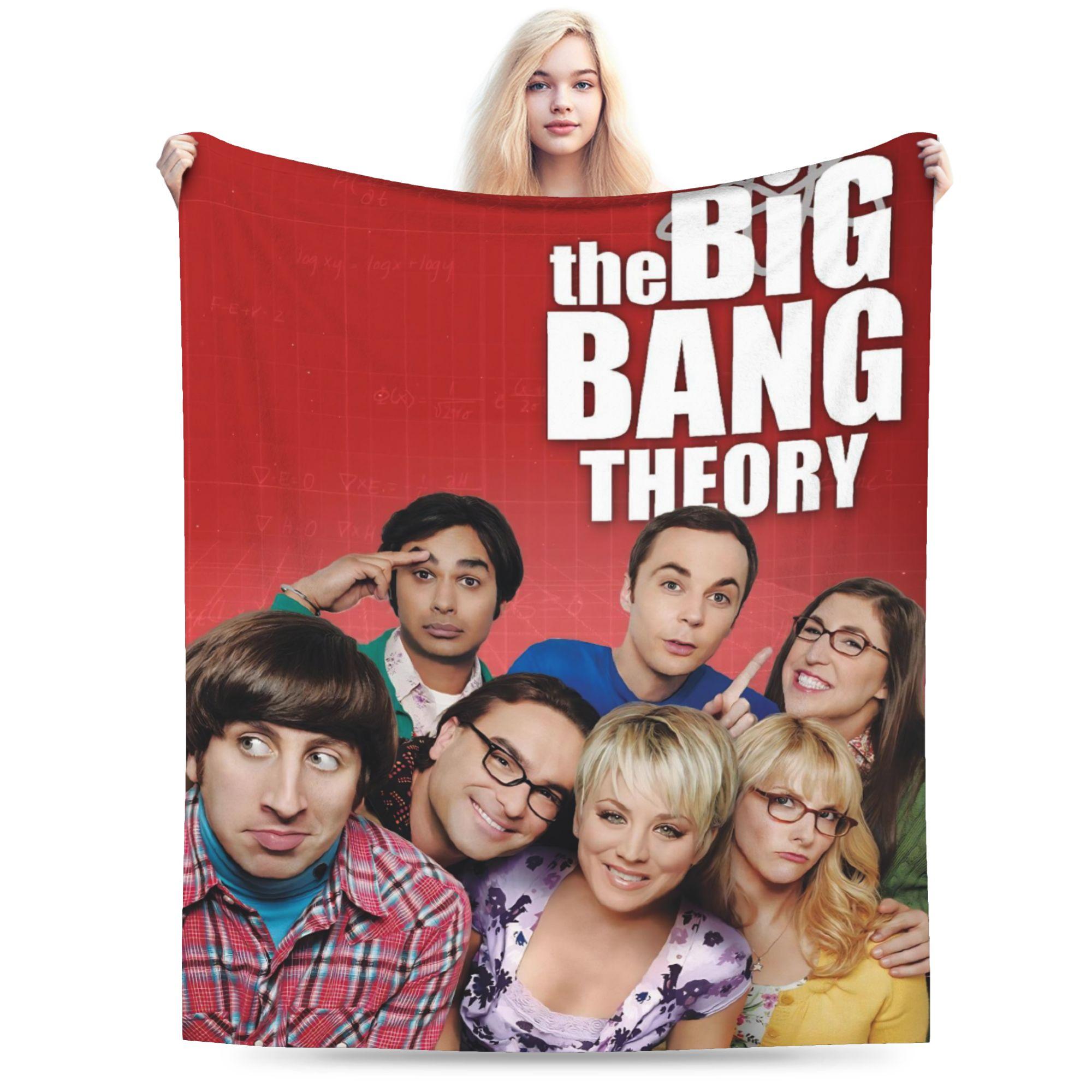

The Big Bang Theory Flannel Blankets Winter Warm Soft Bedding Throws for Child Home Decor Graphic Bedspread Sofa Bed Cover 75x90cm