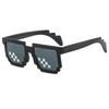 1Pcs Pixel sunglasses Retro Pixel glasses  Adult boys and girls Photo props birthday party supplies