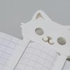 Jijijing 3D Printed Cat Bookmark, Stable Clamping Book Clip, Not Easy To Fall Off Non-Scratch Practical Reading Mark for Accessory