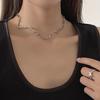 Cold Wind Irregular Necklace Women'S Summer Niche Design Temperament Versatile Neck Chain Accessories