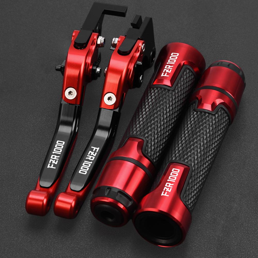 FZR 1000 GENESIS Motorcycle Adjustable Brake Clutch Levers Handlebar Grips Motorbike FOR YAMAHA FZR1000 FZR1000GENESIS 1987