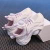Kids White Sneakers Summer Lightweight Girls Sports Shoes Breathable Mesh Dad Shoes