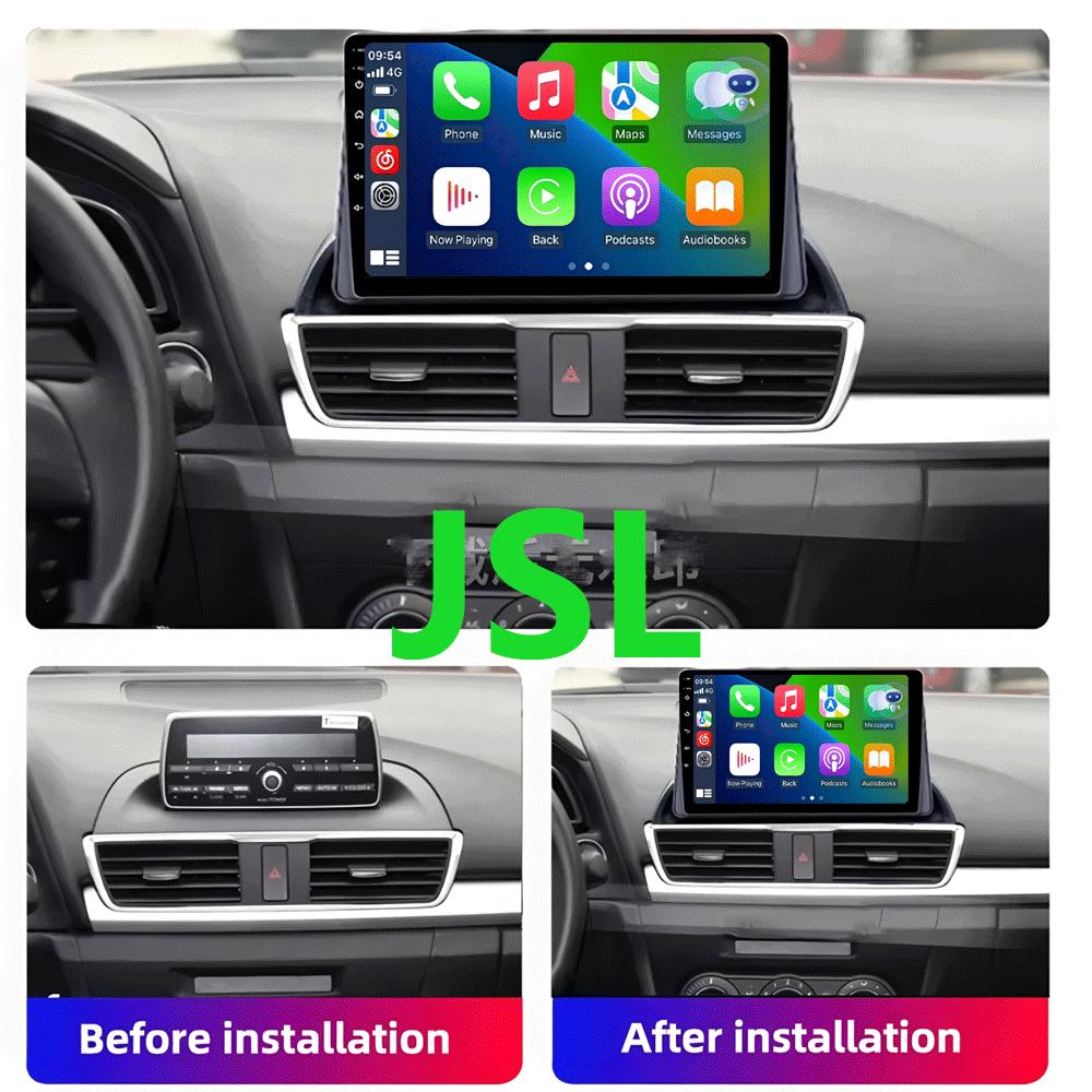 Android 14 Video Player Car Radio For Mazda 3 Axela 2014 - 2019 Multimedia Radio Player GPS Stereo Audio Head Unit 2DIN DVD