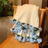 Flower Blanket Rose Blanket Flower Bouquet Blanket Crochet Flower Bouquet Blanket Of Roses Finished Flower Blanket Birthday Gift