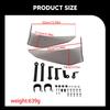 1 Pair Motorcycle Side Spoiler Deflector Wing Windshield Acrylic Construction Suitable for Adventure
