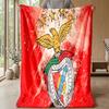 Benfica Theme Blanket Soft Flannel Fleece Blanket Warm Lightweight Throw Blanket for Home Sofa Bed