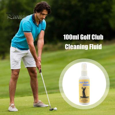 100ml Golf Club And Grip Cleaner Golf Club Cleaning Spray Bottle Remove Grime Dirt And Sweat Cleaner for Clubs Irons Drivers