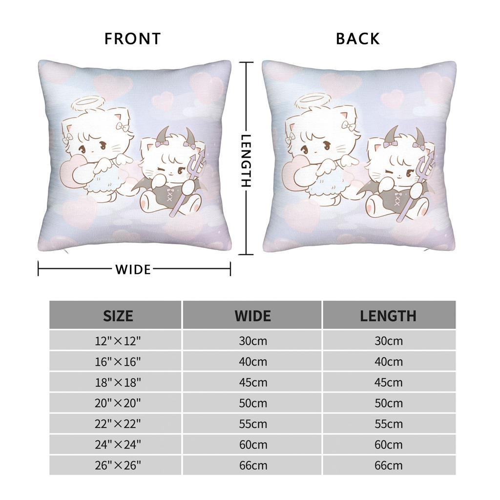 Mikkos Mousses Pillow Case Comfy Pillow Cover Morden Pillowcases For Sofa Couch Bed Living Room