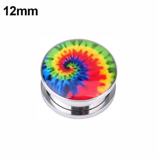 

1 пара беруш унисекс в стиле панк с винтовыми креплениями из нержавеющей стали, манометры, туннели 12 mm