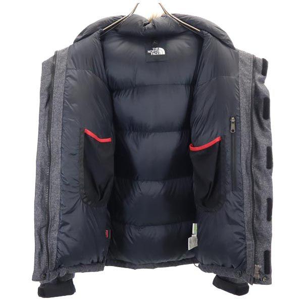 THE NORTH FACE ND91702R Outdoor Long sleeve hood Down jacket L Gray logo Men's Used