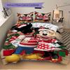 3pcs set Christmas, Mickey, Minnie Bedding Set with Duvet Cover+Pillowcases, All-Season Polyester, Zipper Closure52