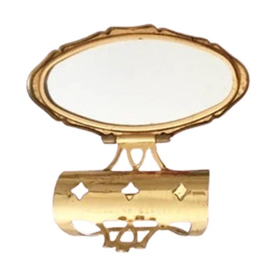 

Ретро Зеркало для макияжа Подставка для губной помады Легкий Портативный Круглый Тубус Подставка для губной помады Зеркало для макияжа Держатель Женский Дорожный Косметический Держатель для зеркала 1pc